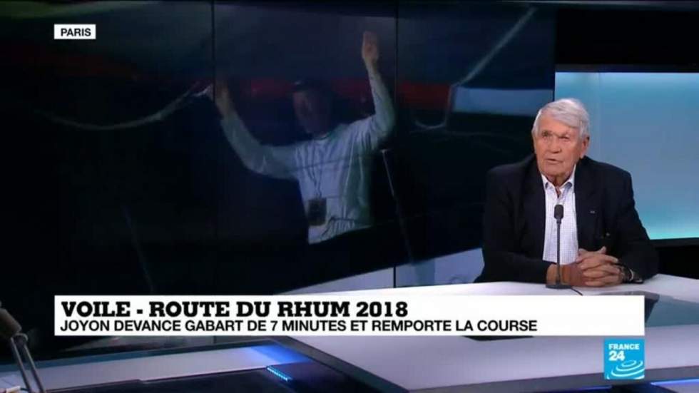 Route du Rhum : le vieux loup de mer Francis Joyon l'emporte face au jeune François Gabart