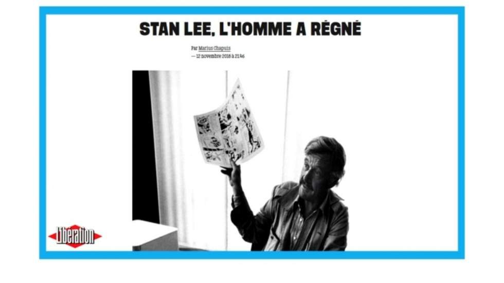 "Stan Lee, l'homme a régné" "Stan Lee, l'homme a régné"