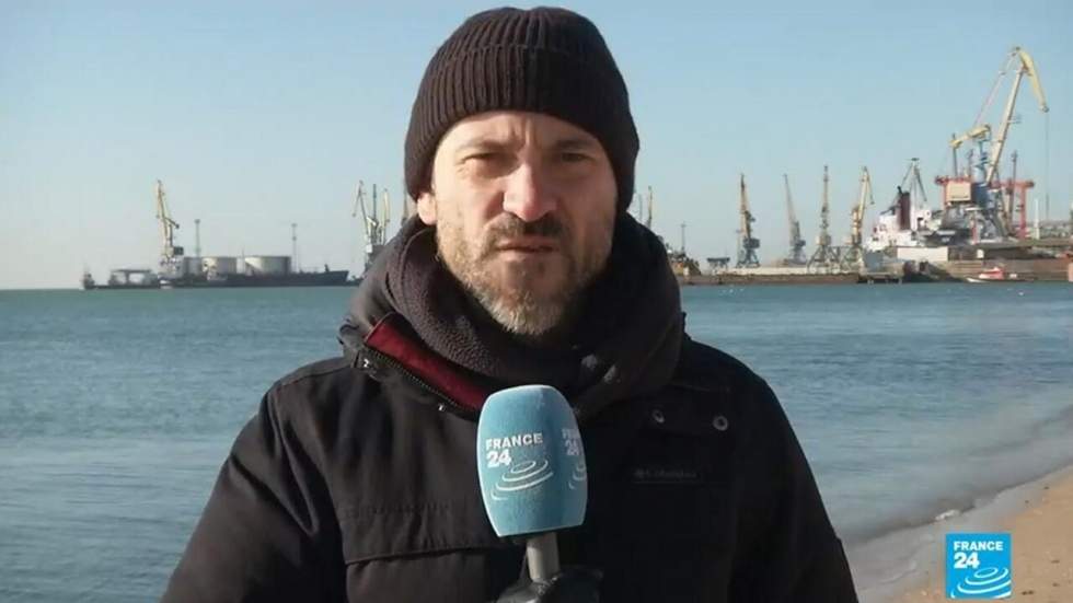 Reportage à Berdyansk, un port ukrainien sous blocus russe Reportage à Berdyansk, un port ukrainien sous blocus russe