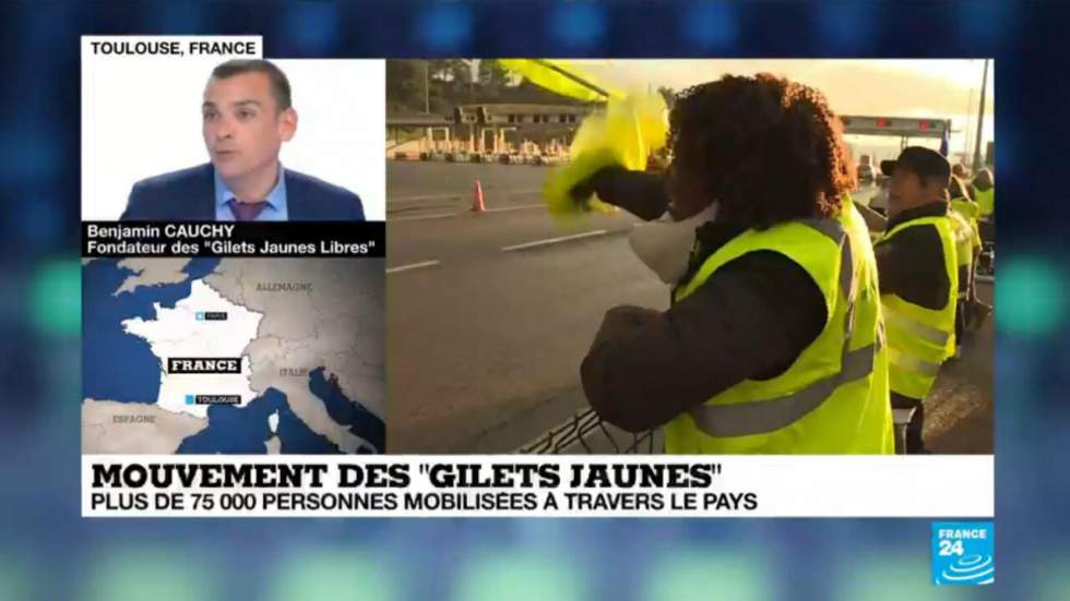 France : "Les Gilets jaunes libres" appellent à "un électrochoc politique"