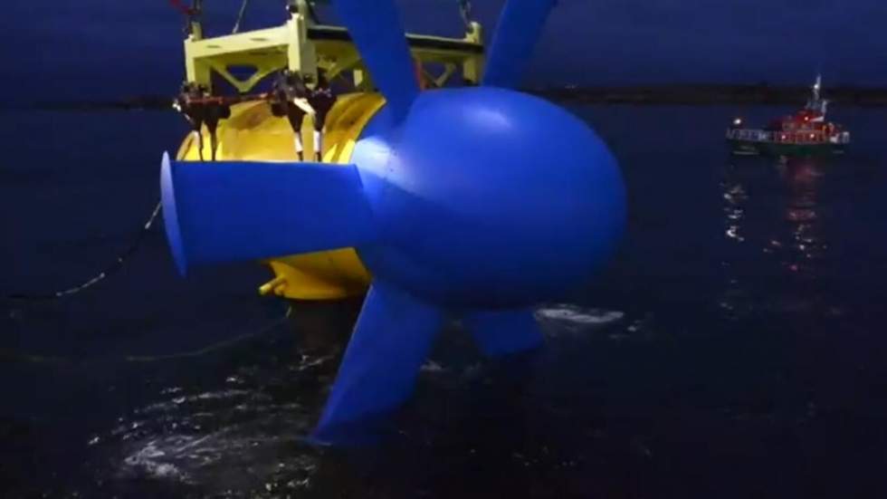 Avec l'hydrolienne, l'île d'Ouessant à la pointe de la transition énergétique Avec l'hydrolienne, l'île d'Ouessant à la pointe de la transition énergétique