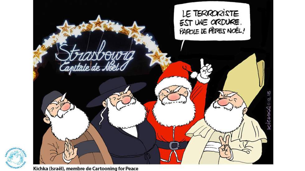 L'actu en dessin : le marché de Noël de Strasbourg endeuillé L'actu en dessin : le marché de Noël de Strasbourg endeuillé