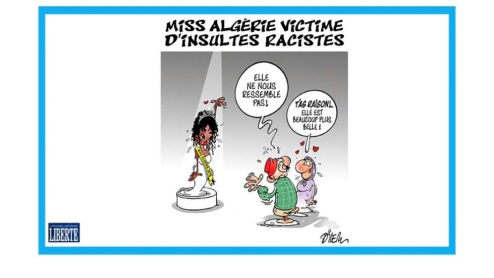"Une Miss Algérie à la peau noire" "Une Miss Algérie à la peau noire"
