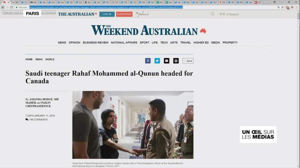 Le Canada pour asile pour la Saoudienne Rahaf al-Qunun