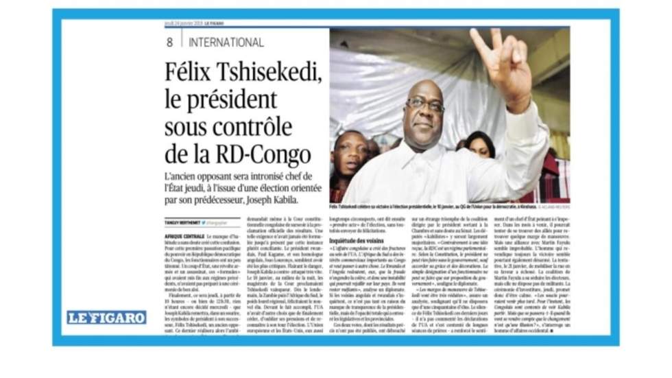 Félix Tshisekedi, "un président sous contrôle" pour la RD Congo ? Félix Tshisekedi, "un président sous contrôle" pour la RD Congo ?