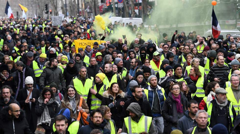 Gilets jaunes : 69 000 manifestants en France, à nouveau des incidents Gilets jaunes : 69 000 manifestants en France, à nouveau des incidents