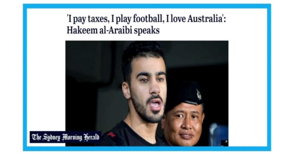 Hakeem al-Araibi : "Je supplie les autorités australiennes de me venir en aide"