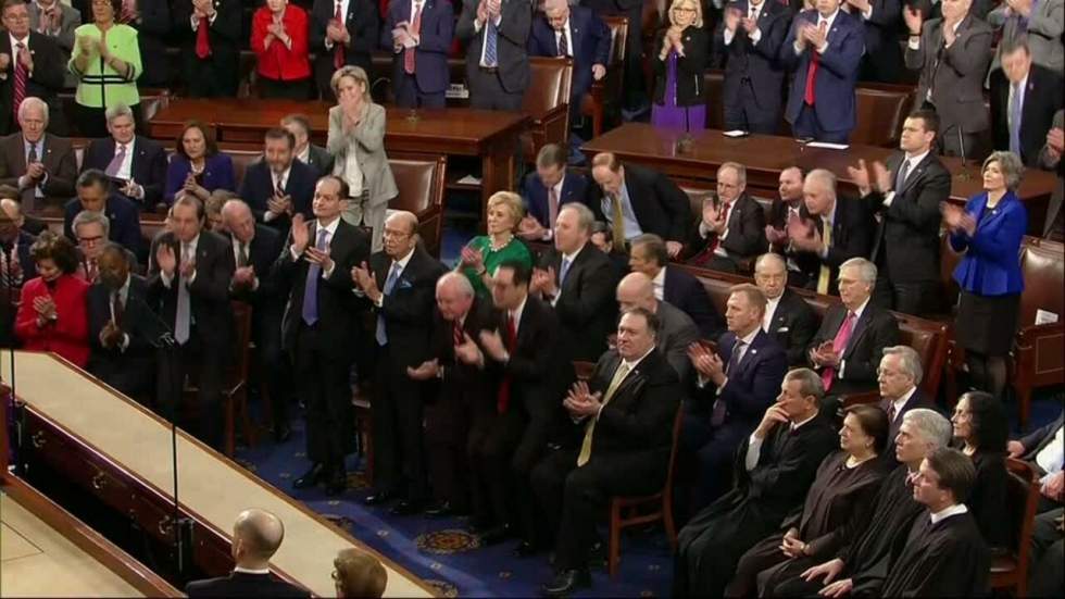 Discours sur l'état de l'Union : un Trump rassembleur mais sans concession