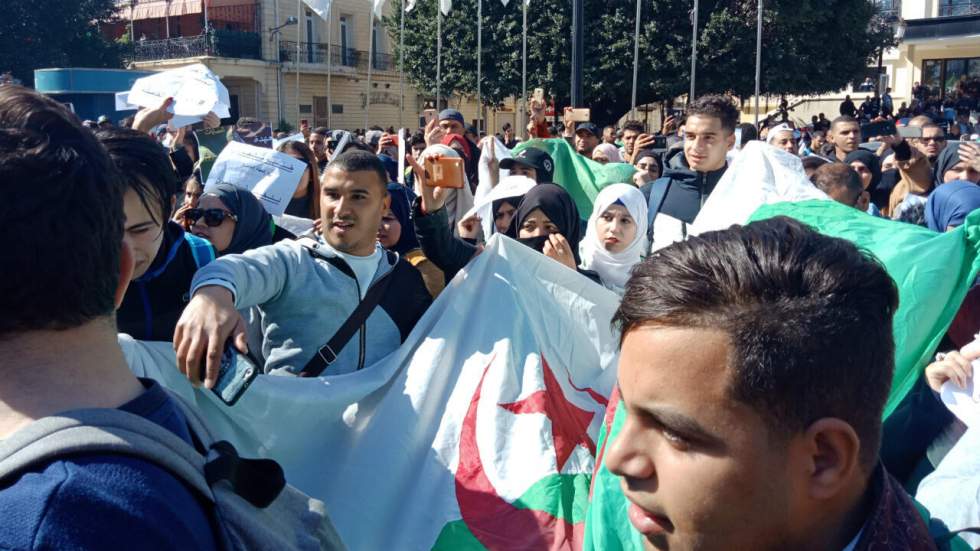 En Algérie, les étudiants manifestent contre un 5e mandat d’Abdelaziz Bouteflika