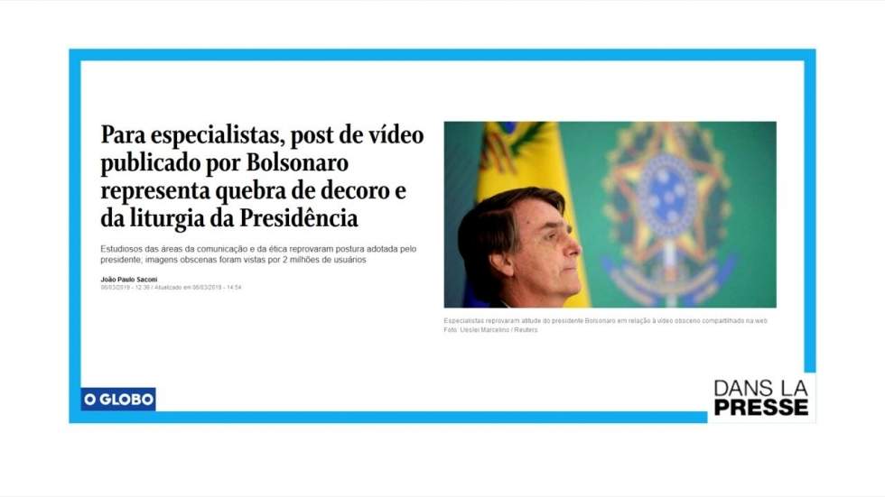 Brésil : la video obscène de Jair Bolsonaro