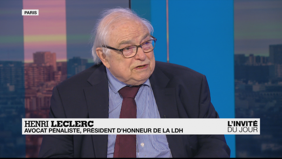 Henri Leclerc : "Il y a des enfants français qui meurent en Syrie et en Irak"