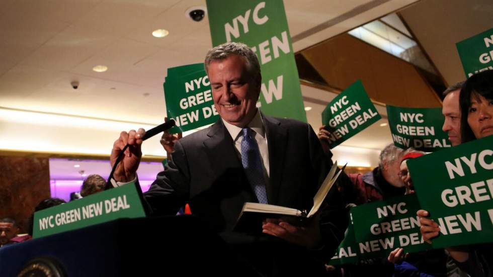 Le maire de New York Bill de Blasio se lance dans la course à la présidentielle