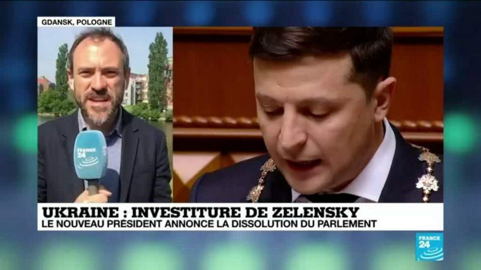 Ukraine : un cessez-le-feu dans le Donbass, priorité de Volodymyr Zelensky, investi président Ukraine : un cessez-le-feu dans le Donbass, priorité de Volodymyr Zelensky, investi président