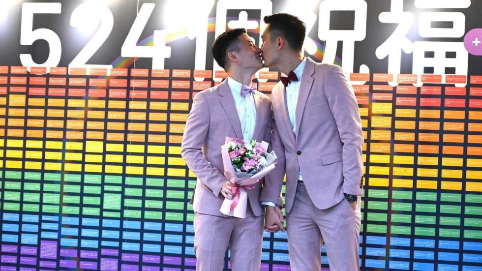 Des mariages homosexuels célébrés à Taïwan, une première en Asie