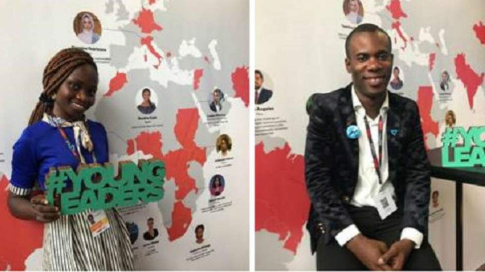 Tatiana Houndjo et Louison Mbombo, des jeunes Africains engagés pour le développement Tatiana Houndjo et Louison Mbombo, des jeunes Africains engagés pour le développement