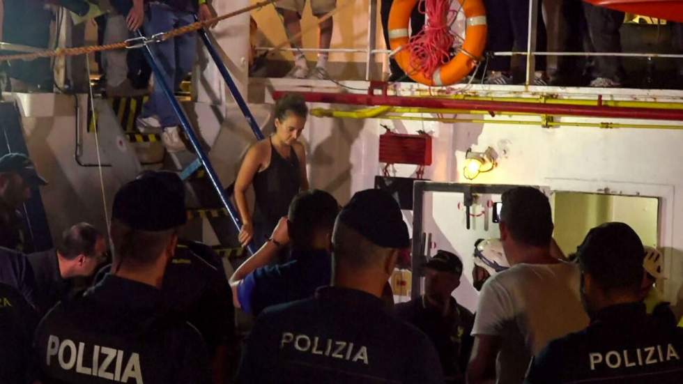 La capitaine du Sea-Watch arrêtée pour avoir accosté à Lampedusa La capitaine du Sea-Watch arrêtée pour avoir accosté à Lampedusa