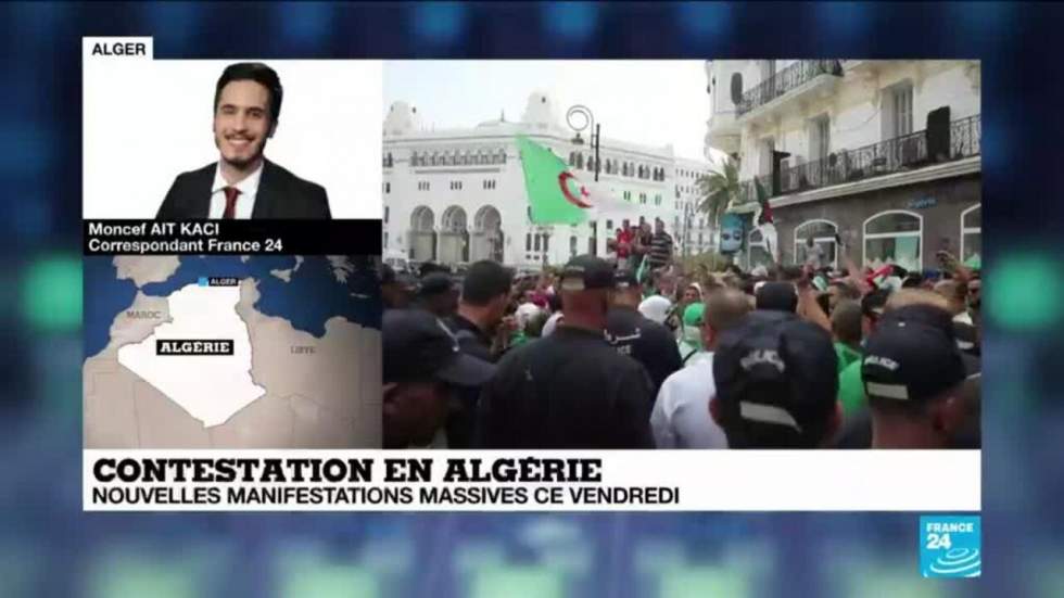 À Alger, des milliers de manifestants malgré un important dispositif policier