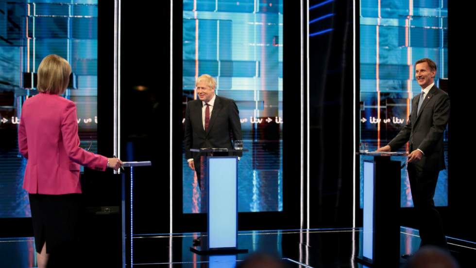 Au Royaume-Uni, Johnson et Hunt s’affrontent dans un débat centré sur le Brexit Au Royaume-Uni, Johnson et Hunt s’affrontent dans un débat centré sur le Brexit
