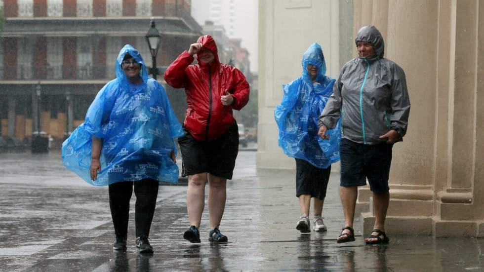 La tempête Barry balaie les côtes de la Louisiane