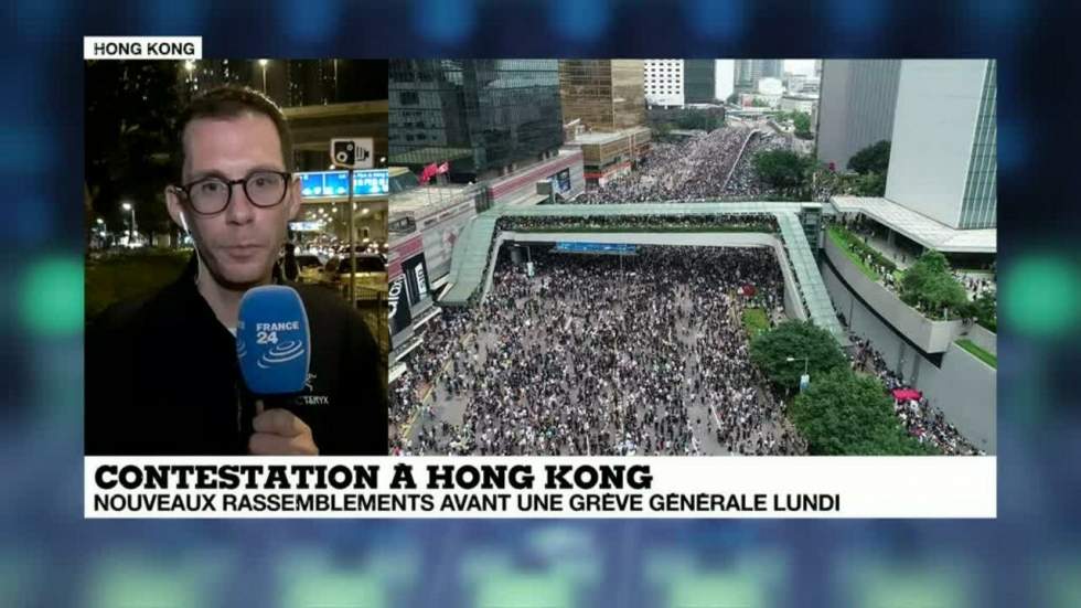 La police disperse les manifestants après une nouvelle journée de mobilisation à Hong Kong La police disperse les manifestants après une nouvelle journée de mobilisation à Hong Kong