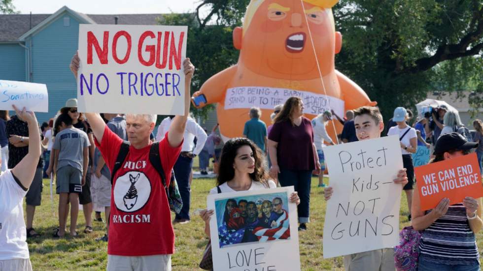 Accueil hostile pour Donald Trump à Dayton et El Paso après les fusillades