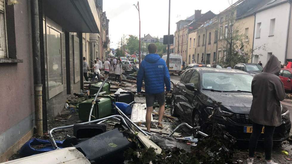 Violente tornade au Luxembourg, sept blessés et des dégâts matériels en France Violente tornade au Luxembourg, sept blessés et des dégâts matériels en France