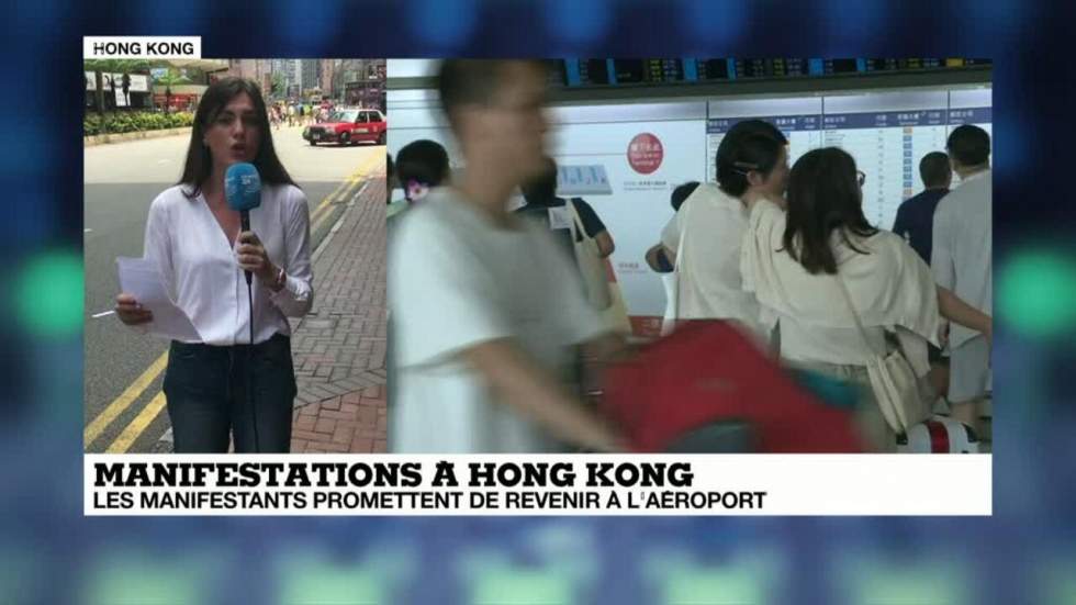 Les manifestants continuent de paralyser l'aéroport de Hong Kong