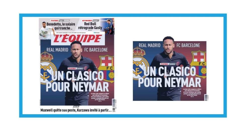 "Un clasico pour Neymar" "Un clasico pour Neymar"