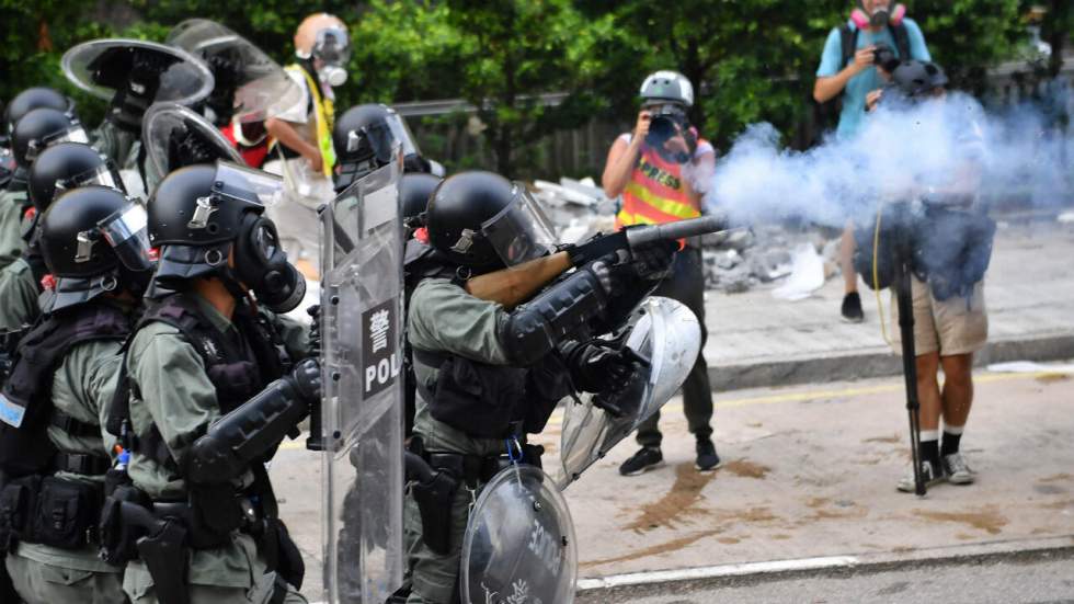 À Hong Kong, nouveau face-à-face tendu entre manifestants et policiers