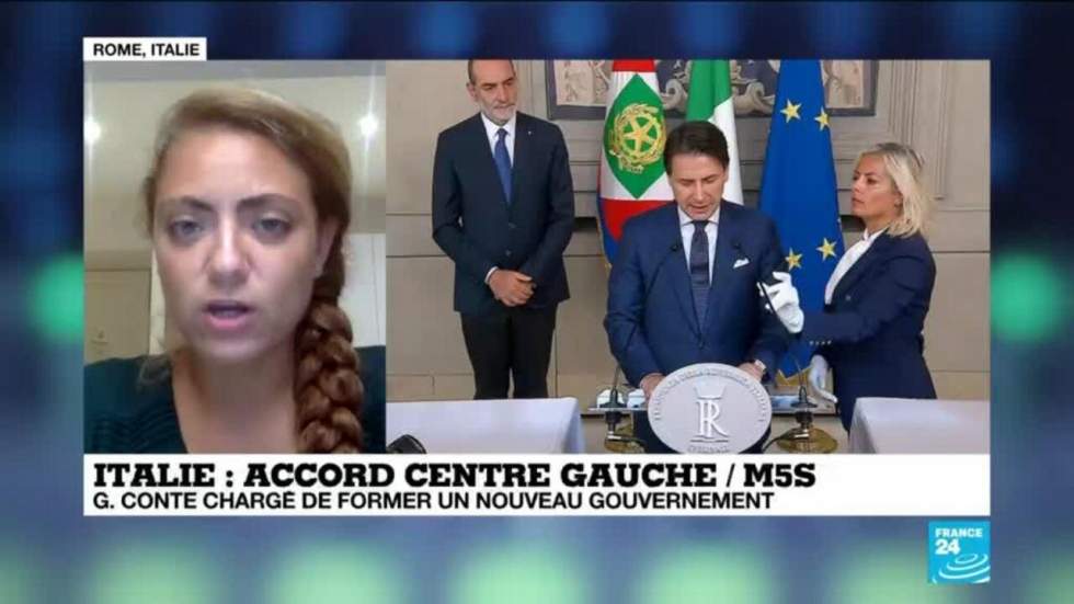 Reconduit par le président, Giuseppe Conte veut faire revenir l'Italie au "premier plan en Europe" Reconduit par le président, Giuseppe Conte veut faire revenir l'Italie au "premier plan en Europe"