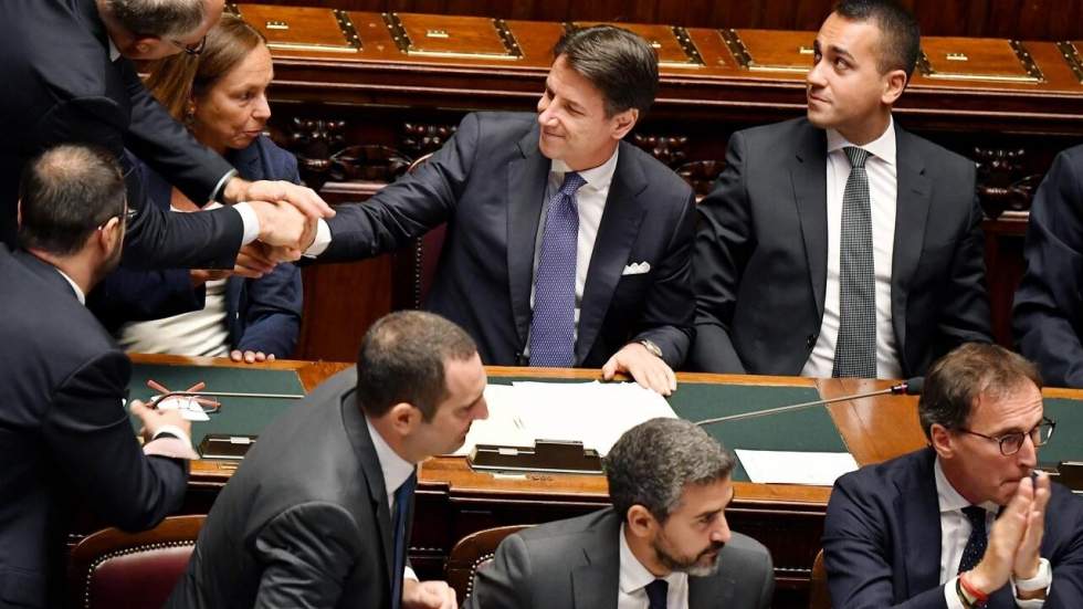 En Italie, Giuseppe Conte obtient la confiance des députés En Italie, Giuseppe Conte obtient la confiance des députés
