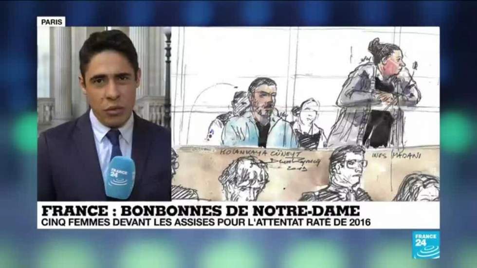 Tentative d'attentat de Notre-Dame : le procès de cinq femmes s’ouvre à Paris Tentative d'attentat de Notre-Dame : le procès de cinq femmes s’ouvre à Paris