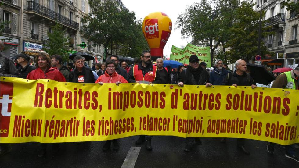 Réforme des retraites : des milliers de manifestants dans la rue à l'appel de la CGT