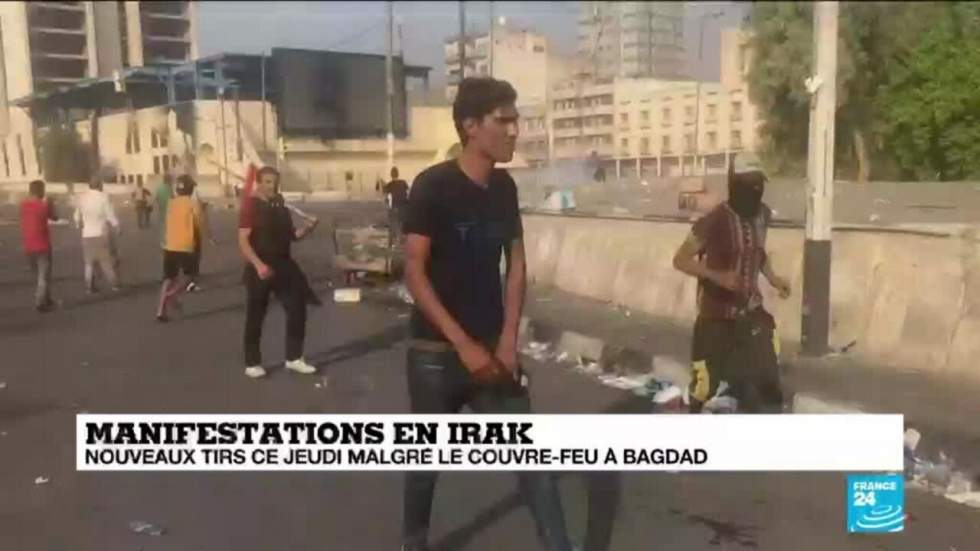 Irak : nouvelles manifestations à Bagdad malgré le couvre-feu