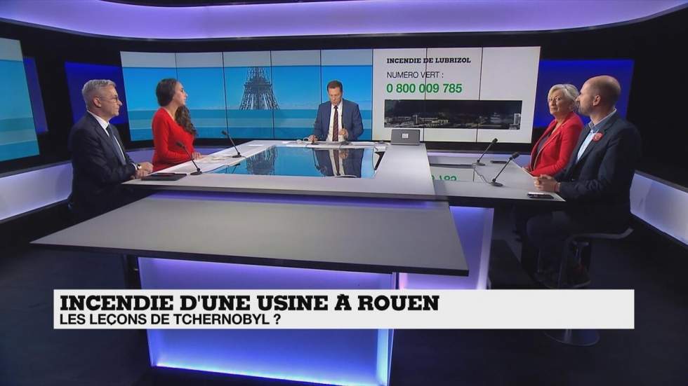 Incendie d'une usine à Rouen : les leçons de Tchernobyl ?