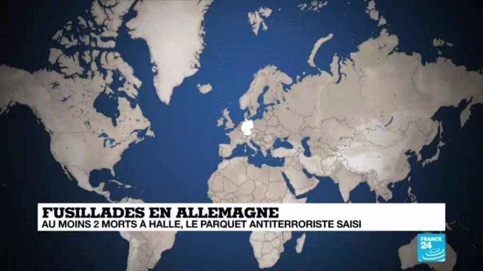 En Allemagne, une attaque antisémite fait plusieurs morts à Halle