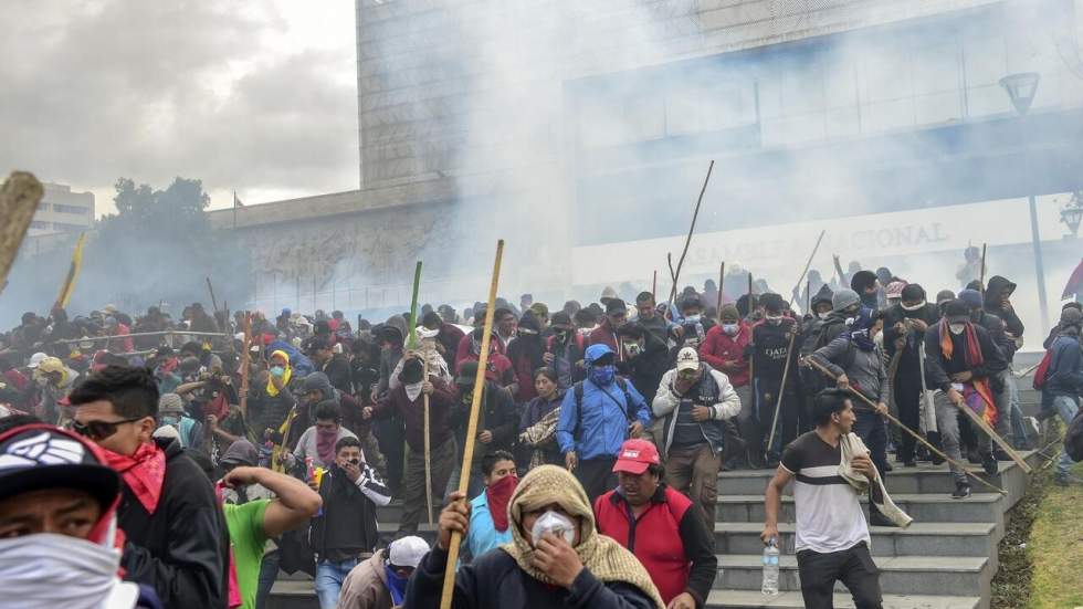 Équateur : chaos à Quito avant une grosse journée de mobilisation