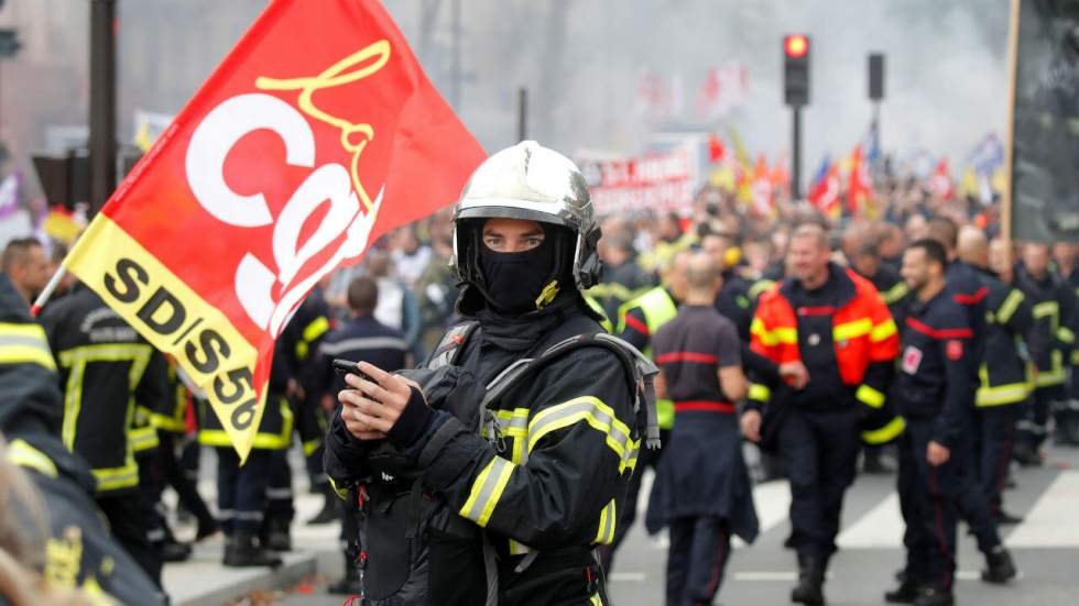 Manifestation des pompiers à Paris : tensions et interpellations