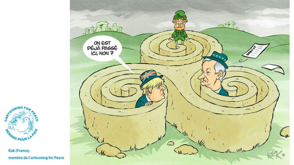 L'actu en dessin : le Brexit et le labyrinthe irlandais