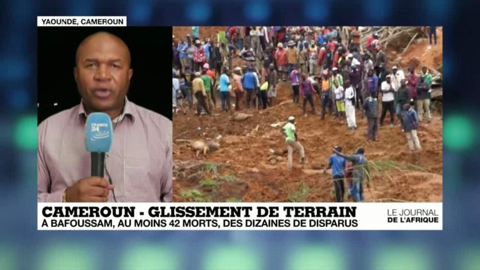 Un glissement de terrain fait des dizaines de morts au Cameroun