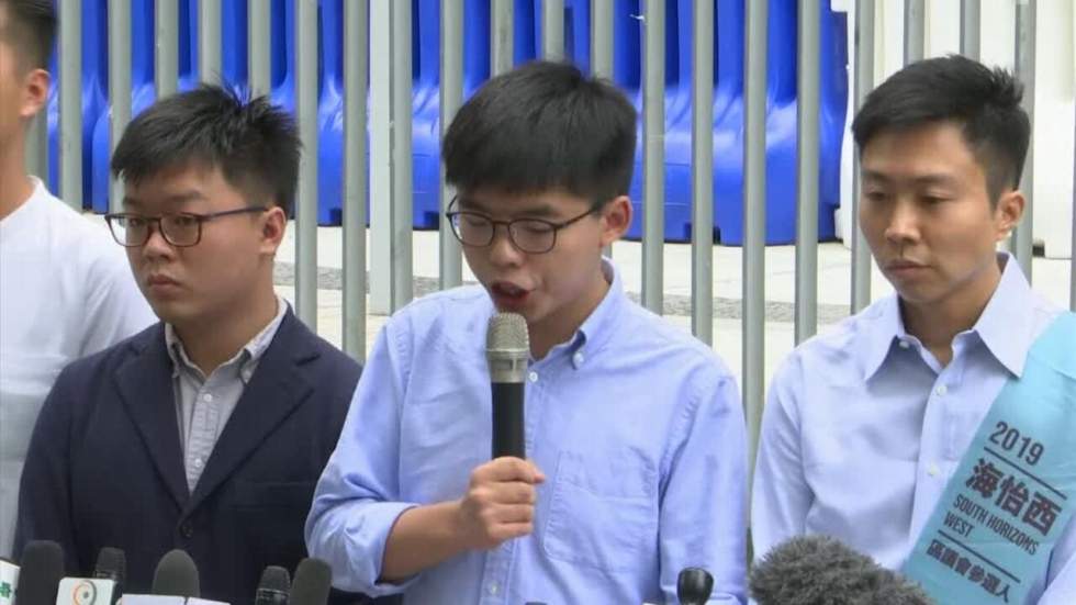 À Hong Kong, l’activiste Joshua Wong banni des élections