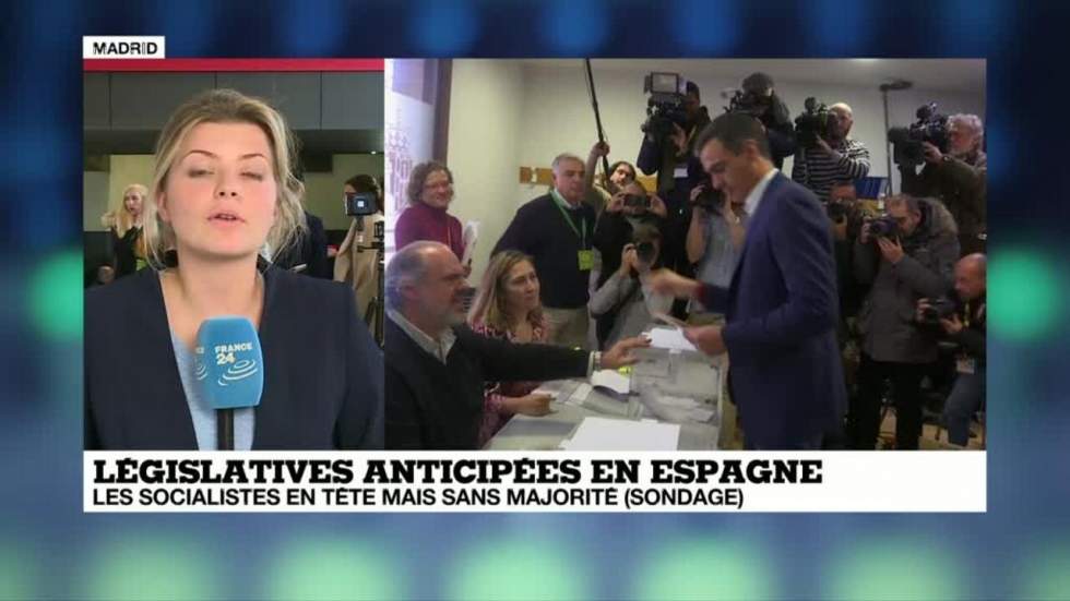 Législatives en Espagne : victoire fragile de Pedro Sanchez, poussée de l'extrême droite