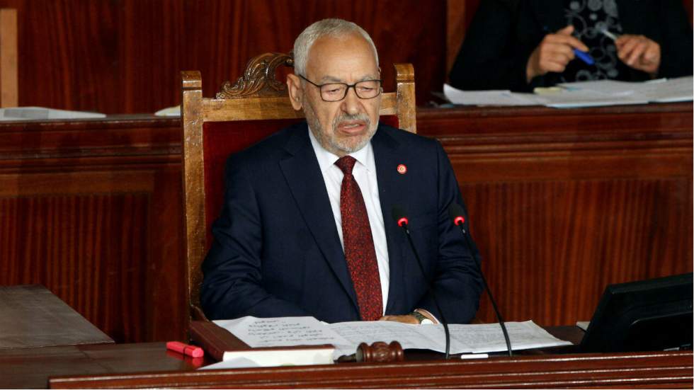 Rached Ghannouchi, le chef du parti islamiste Ennahdha, élu à la tête du Parlement tunisien