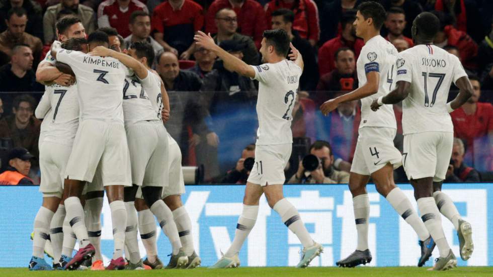 Euro-2020 - Éliminatoires : les Bleus battent l'Albanie et finissent premiers de leur poule