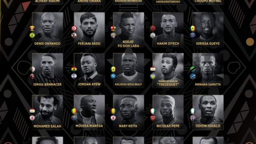 La CAF dévoile la liste des 30 nommés pour les trophées du football africain