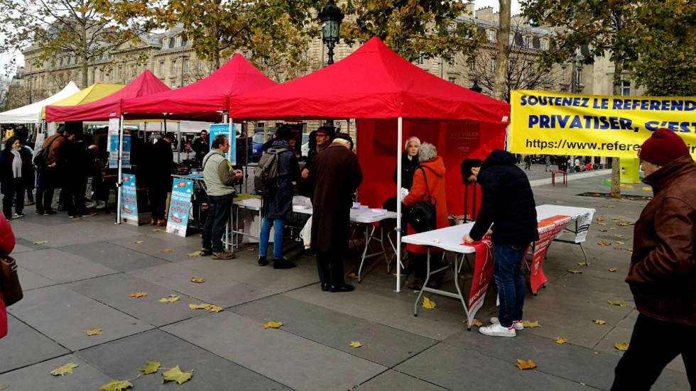 Rassemblement contre la privatisation d'ADP : objectif référendum