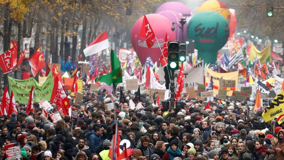 Des centaines de milliers de manifestants dans toute la France contre la réforme des retraites