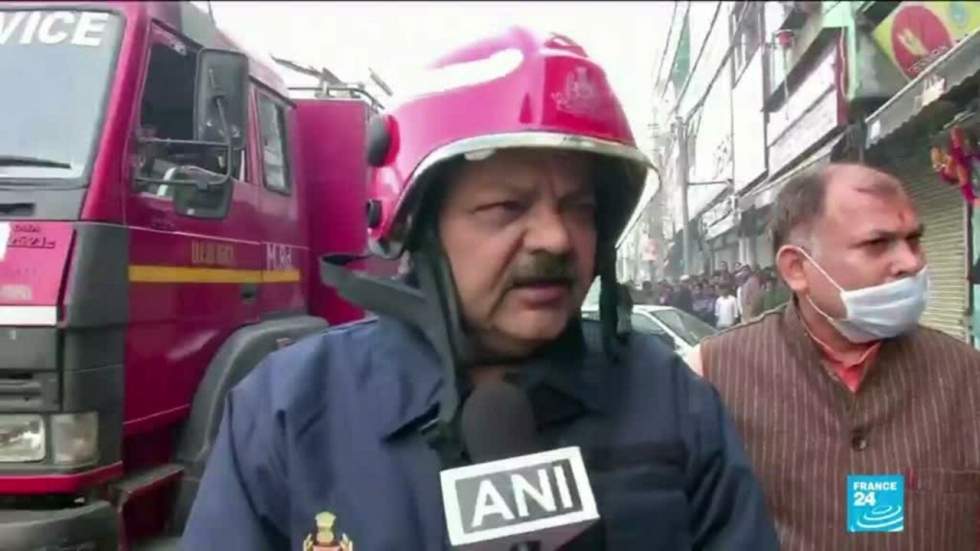 En Inde, l'incendie d'une usine fait au moins 43 morts à New Delhi