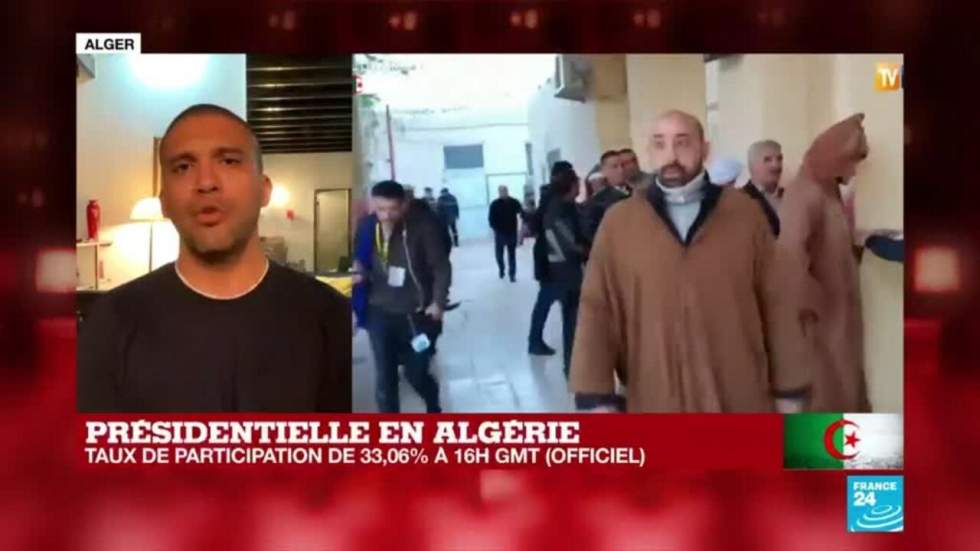 Présidentielle en Algérie : abstention record et manifestations de masse