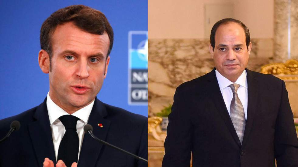 Macron et Sissi appellent à la "retenue" face aux risques "d'escalade" en Libye